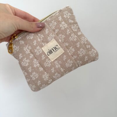 Pochette fiori di lino