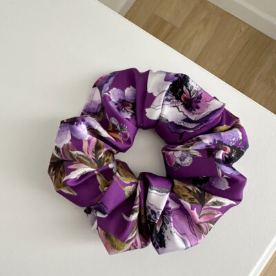 Scrunchies fiori viola