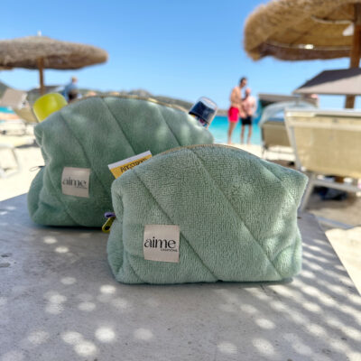 Beauty case Nuvola verde menta