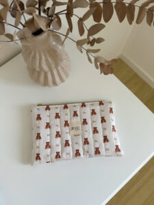 Pochette Dolce Teddy righine beije
