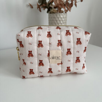 Beauty case Dolce Teddy righine beije