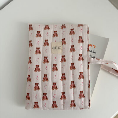 Custodia per libro dolce teddy cuori rosa