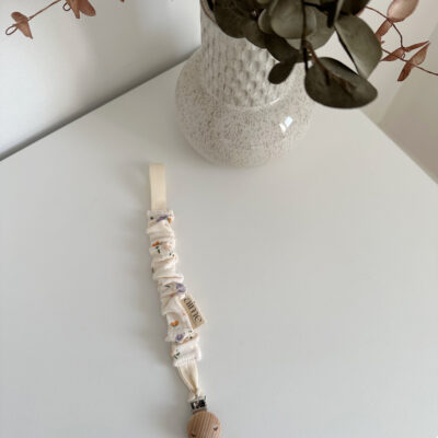 Clip porta ciuccio fiori di campo