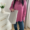 Shopping bag Tra nuvole e quadri - immagine 2