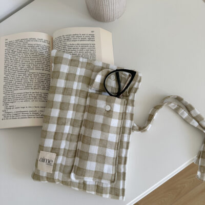 Custodia per libro con tasca integrata