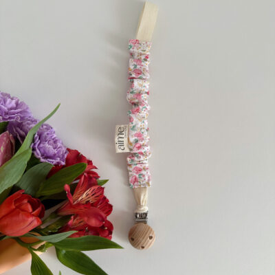 Clip porta ciuccio Peonia Bloom
