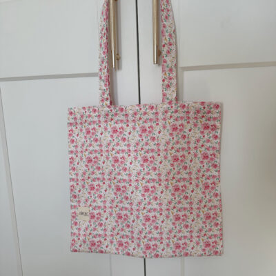 Tote bag personalizzabile Peonia bloom