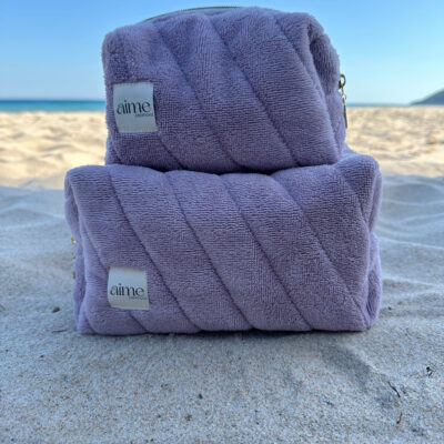 Beauty case Nuvola malva candy