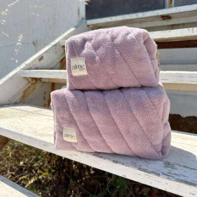 Beauty case Nuvola malva candy