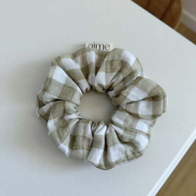 Scrunchies Quadretto verde