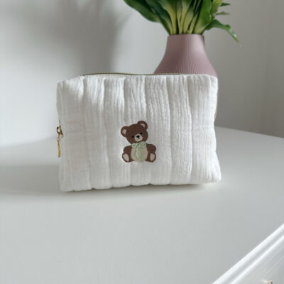 Beauty case dolce orsetto personalizzabile